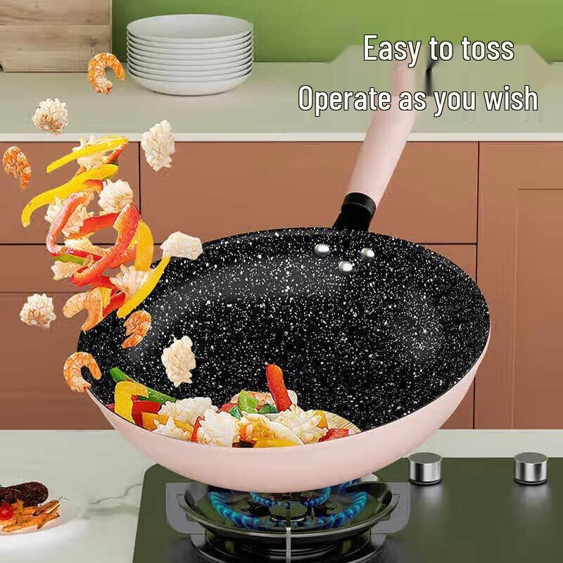 KSISE Jinsaozi Refined Iron Non-stick 3-Piece Cookware Set