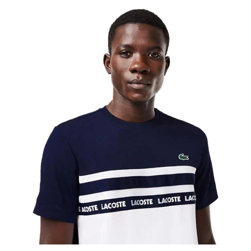 Lacoste Mens Colour Block Pique T-Shirt
