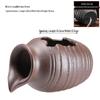 Eco Tank Pottery Jar: Ancient Flow Filtration Ornament for Oxygenating Fish, Courtyard Landscaping, and Fountain Decoration.