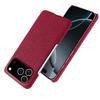 For iPhone 17 Pro Phone Case Cloth Texture Anti-Scratch Protective PC Back Cover