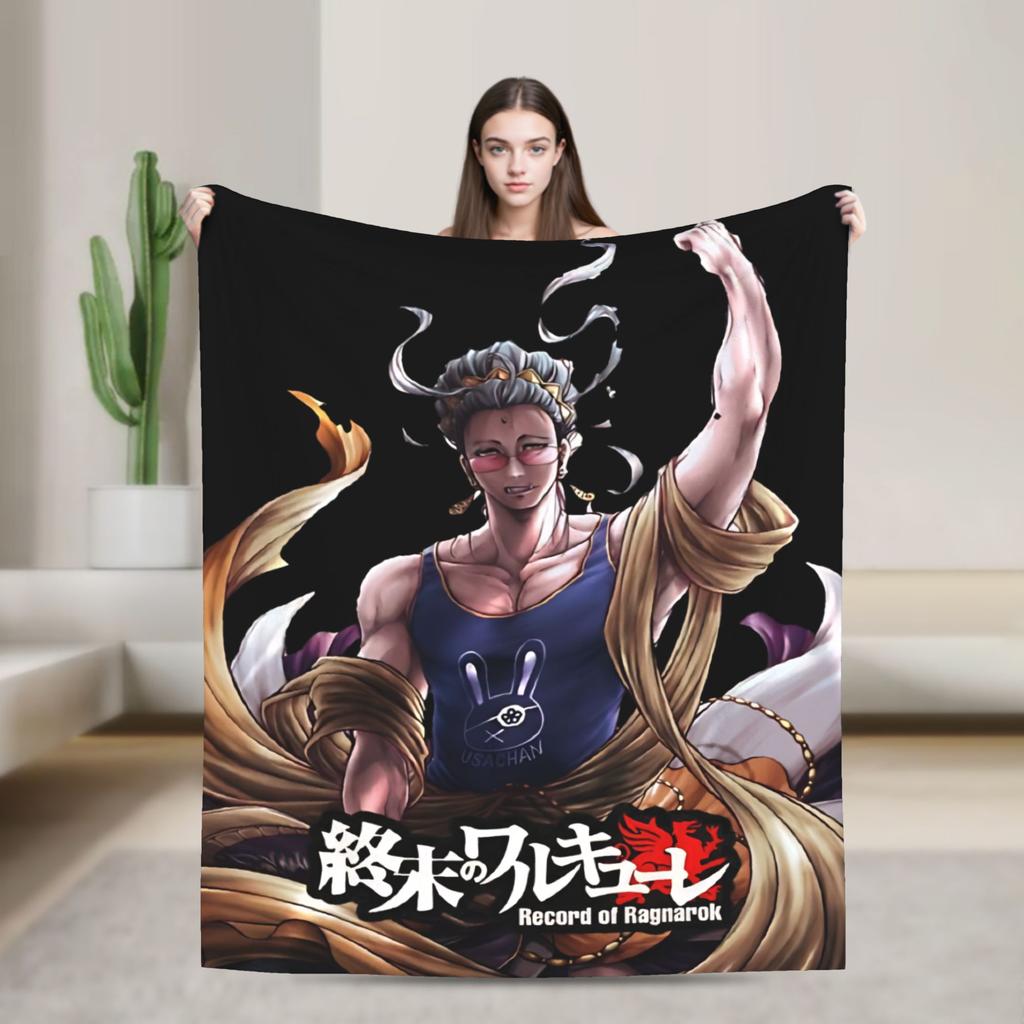 Buddha Record Of Ragnarok Blanket Quality Soft Throw Blanket Spring Kids Bedroom Graphic Bedspread