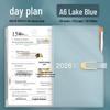 2026 A5 Daily Planner & Schedule Book with Custom Logo Hot Stamping - A6 Bullet Journal Notebook with One-Page-Per-Day Format