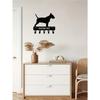 Personalized Dog Name Hook Metal Wall Mount Key Holder Home Entryway Organizer