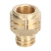 CO2 Cylinder Refill Adapter Female Thread G1/2 To Male Thread TR21-4 for SodaStream Soda Club(Gold )