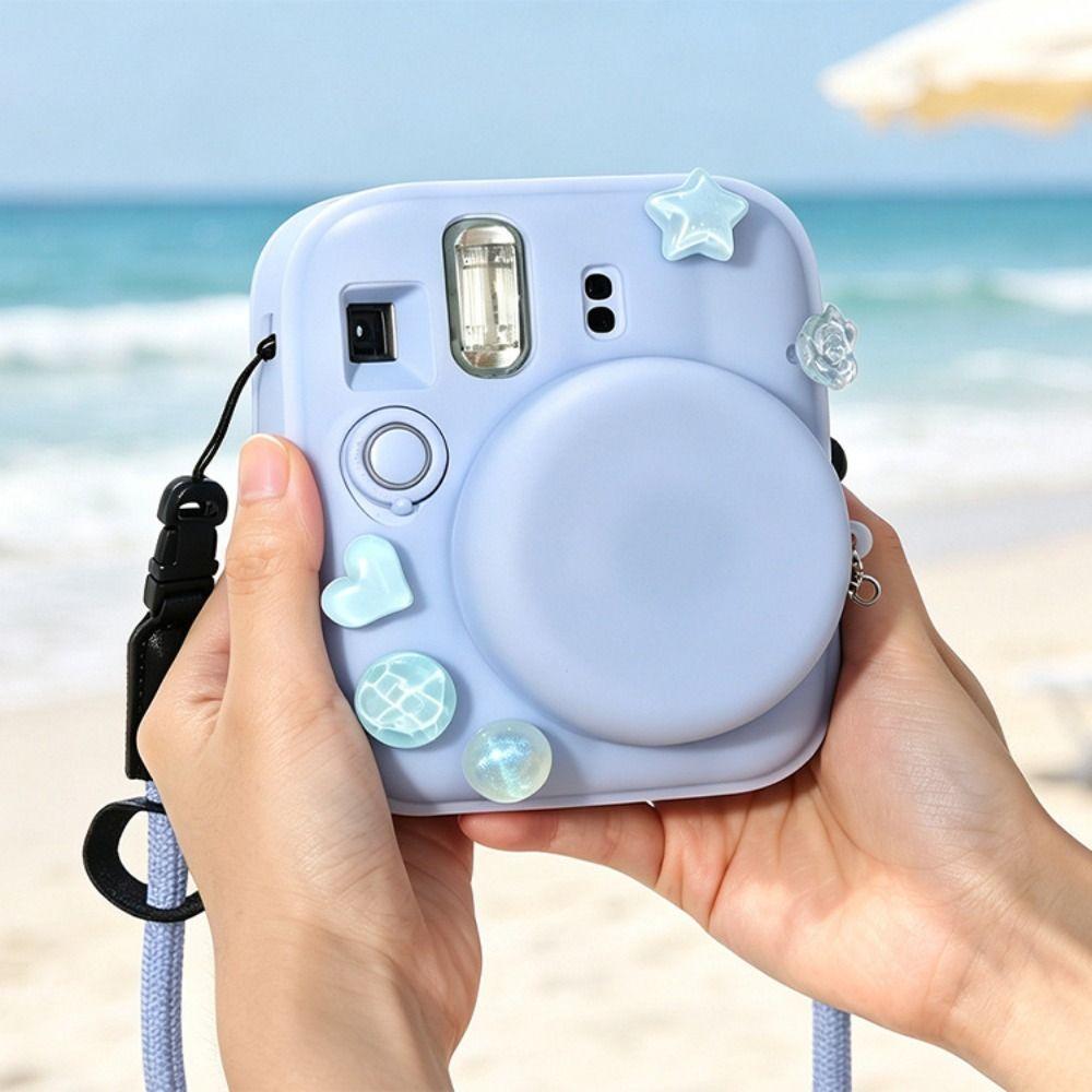 Soft Silicone Instant Camera Cover Protective Shell for Fujifilm Instax Mini 13 Camera Storage