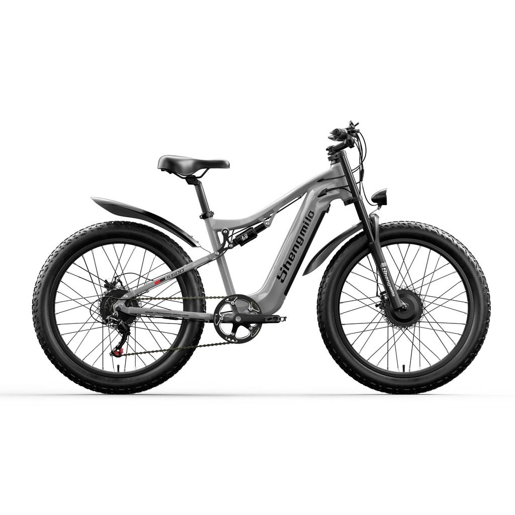 Shengmilo S600  Adult e-bike 2000W Dual Motor 48V17.5AH Electric Bicycle Samsung Battery 26 Inch Wide Tyre Electric Mountain Bike