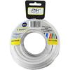 Audio kabel - EDM - Paralelní cívka 2 x 0,75 mm - Bílý - 15 m - Jednobarevný