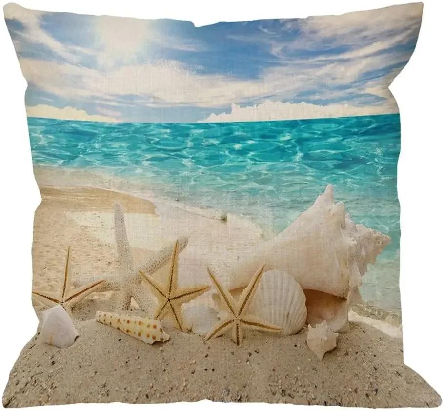 Throw Pillow Case Cotton Linen Square Cushion  Pillowcase  Home Decorative Sofa Armchair Bedroom Livingroom