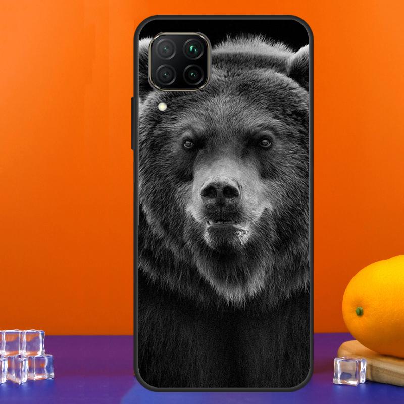 Grizzly Bear Animal For Huawei Nova 12s 12i 11i 5T 9 10 SE Y91 Y90 Y60 Y70 Y72 Y61 P60 Pro P20 P40 P30 Lite Case