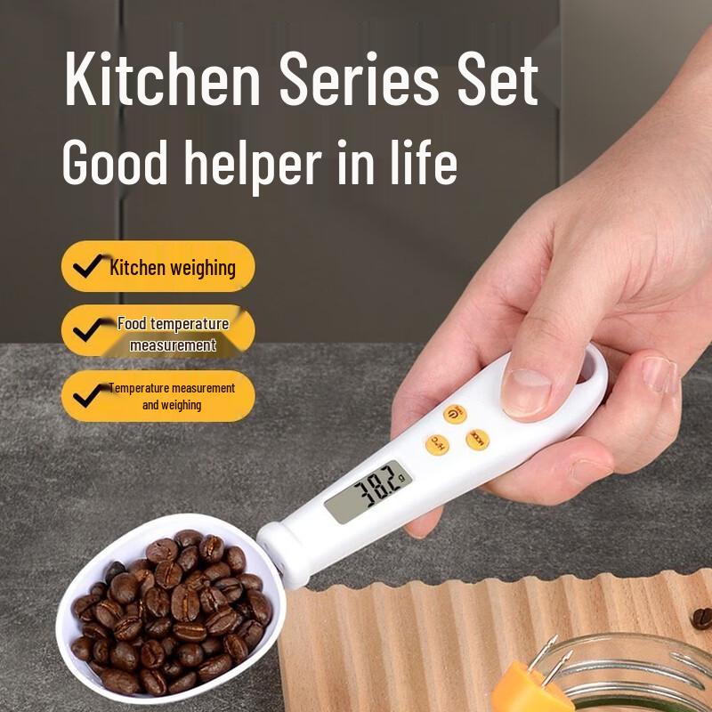 Jinmiao Mini Electronic Kitchen Scale Spoon with Temperature Sensor