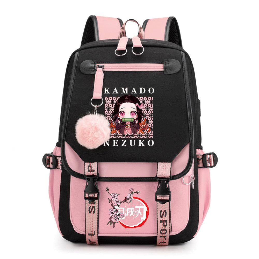 Witch Hunter Animation Cartoon Printed School Bag Large Capacity Junior High School Student Backpack