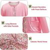 Baby Girl Celebrating 100th School Days Funny Cosplay Costumes Dress Granny Girl Cosplay Floral Old Lady Dress Up With Cane