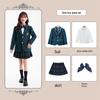 British Style Spring/Autumn Three-Piece Kindergarten & Primary School Uniform Set