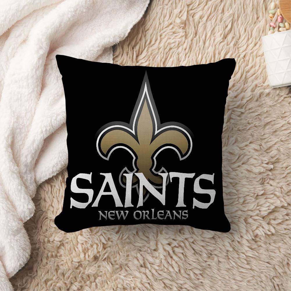 N-New O-Orleans S-Saints Pillow Anime Pillow Sofa Bed Head Pillow Cover Cushion Cover 45X45 Cm Fashion