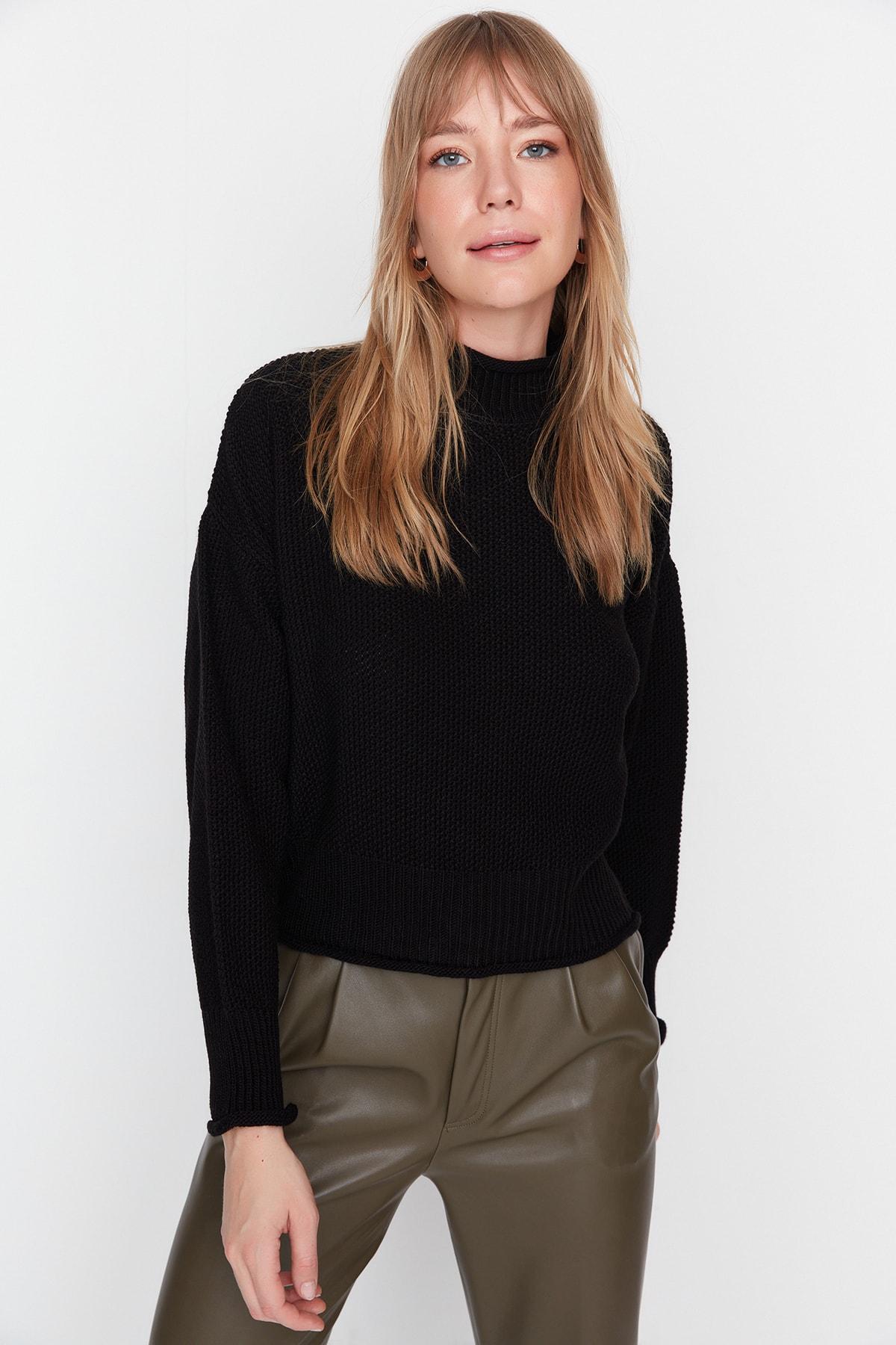 

Свитер - Черный - Оверсайз