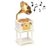 1PC Eight-tone Gramophone Retro Music Box Mini Classic and Nostalgic Style Exquisite Design