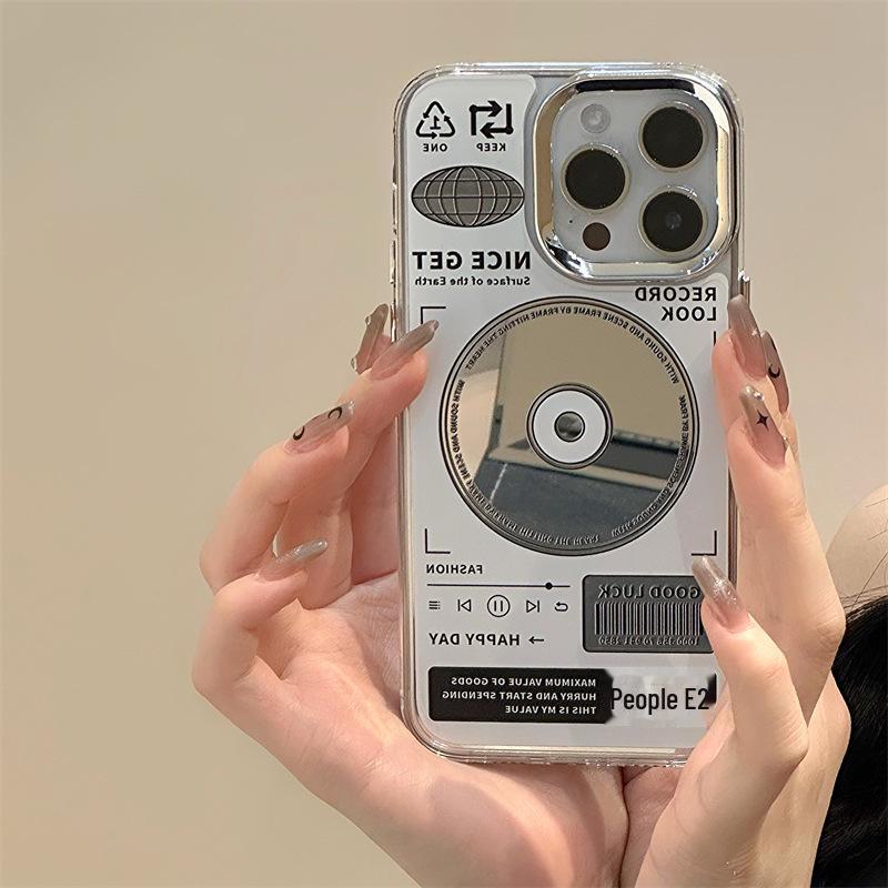 Zhitai iPhone 15 Niche Case: 3-in-1 Mirror Design for iPhone 16 Pro Max & 14 Pro