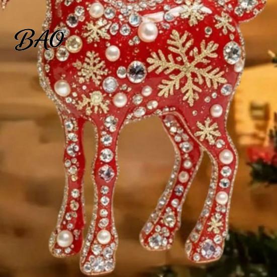 Hanging Decor for Party 2D Acrylic Goat Christmas Tree Ornament, Zodiac Pendant with Gold String, Year Holiday Ornaments of The Ornament 2027, Chinese