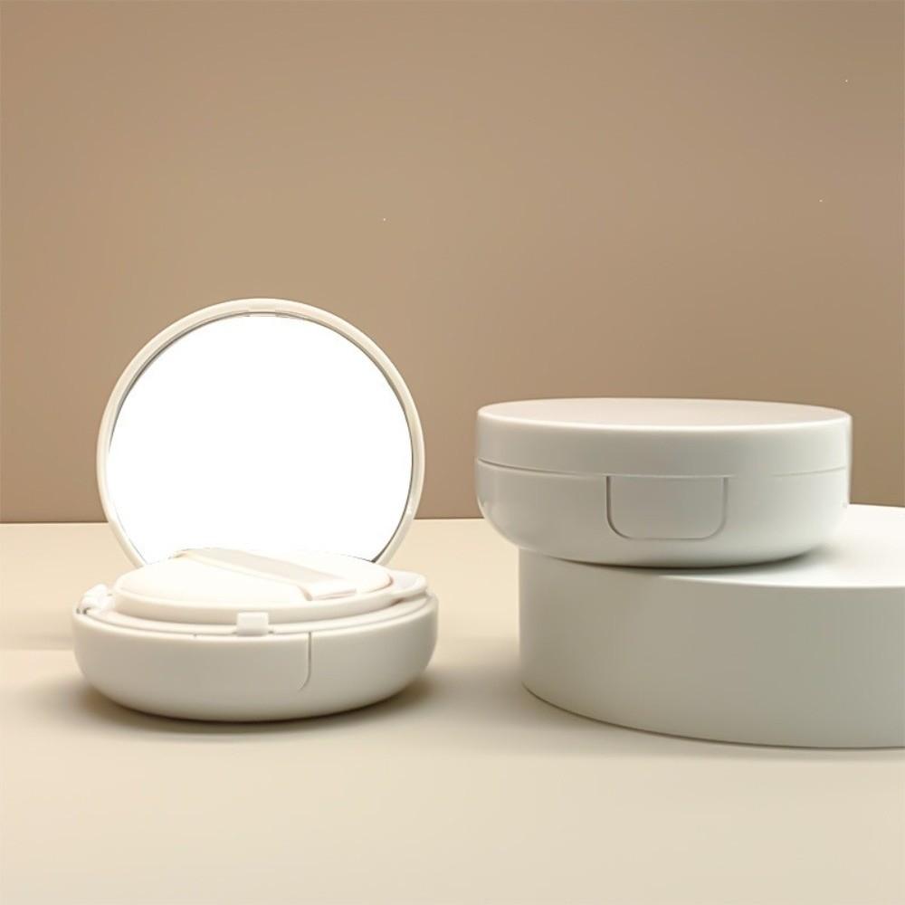 15g/0.5oz Capacity Cosmetic Makeup Case Refillable Cosmetic Container Powder Sponge Mirror Case