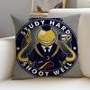 Fun AAssassination ClassroomS Cushion Cover Breathable and skinfriendly linen pillowcase square removable and washable cushion