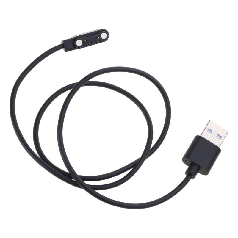 Smartwatch Charger Stand Dock Cord Bracket-Compatible for Kieslect Kr Pro Charging Cable Holder Power Adapter Base Cable чёрный