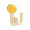 Yousheng Suction Cup Slipper Hook, No Drill Wall Mount Vertical Storage, Moisture Proof Corrosion Resistant Organizer, for Bathroom