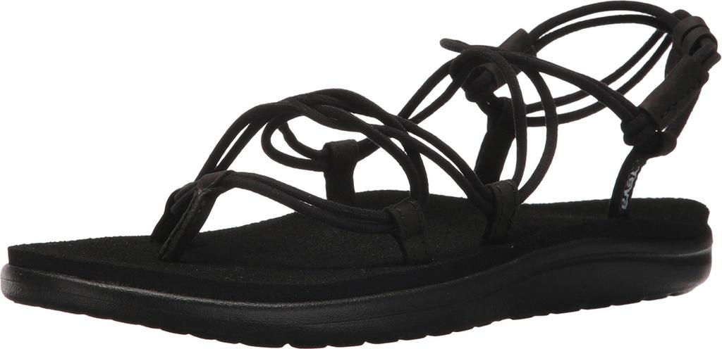 Teva VOYA INFINITY Sandals for 23 cm Women, BLACK,