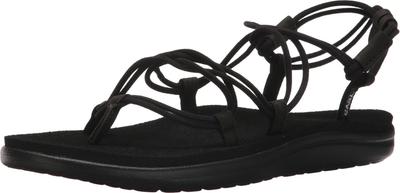 Teva VOYA INFINITY Sandals for 23 Cm Women, BLACK,