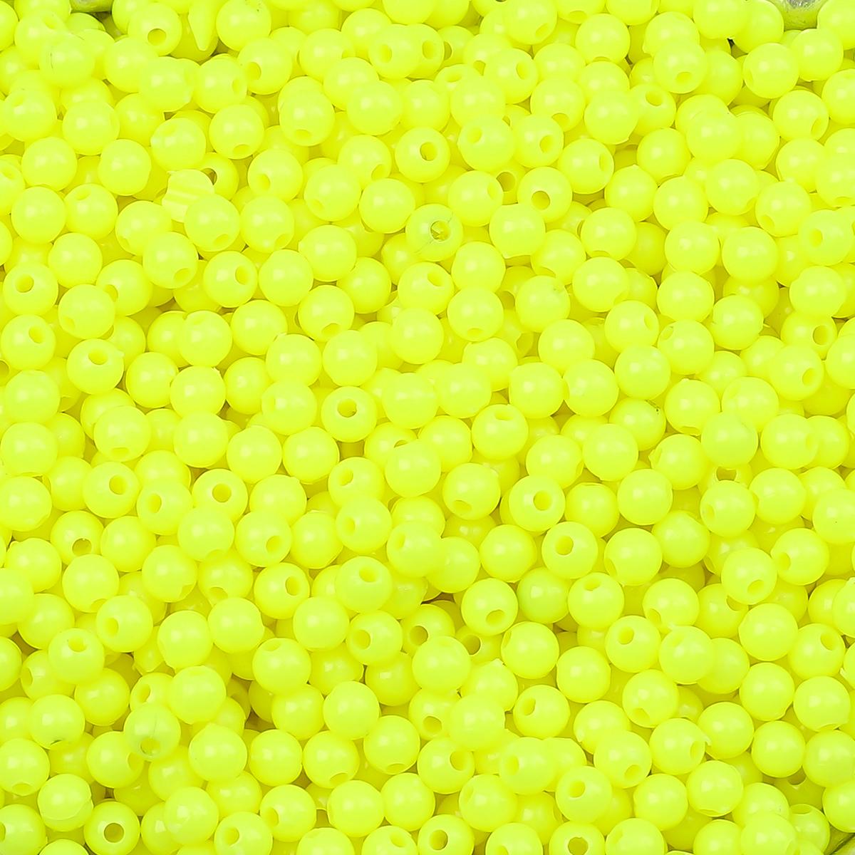 

900 шт. Акриловые бусины Однотонные Круглые Свободные Разделительные бусины для Изготовления Ювелирных Изделий DIY Браслеты Ожерелье лимон лайм