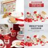 Wood Simulation Tea Set Pretend Play Kitchen Role Play Educational Toy For Kindergarten Children's Kitchen Role Play Set