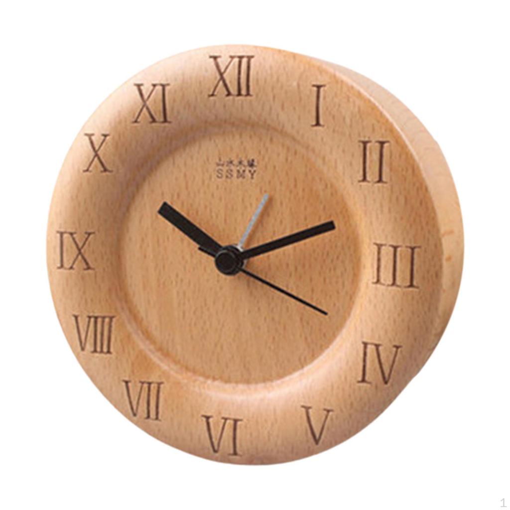 Alarm Clock Wood Tabletop