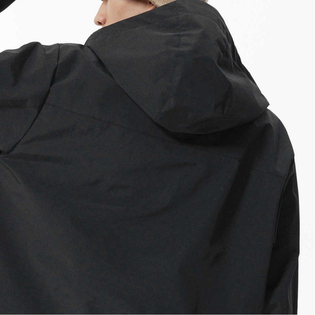 New Balance Jackets Men's Black Hooded Moderate Other AMJ21356-BK