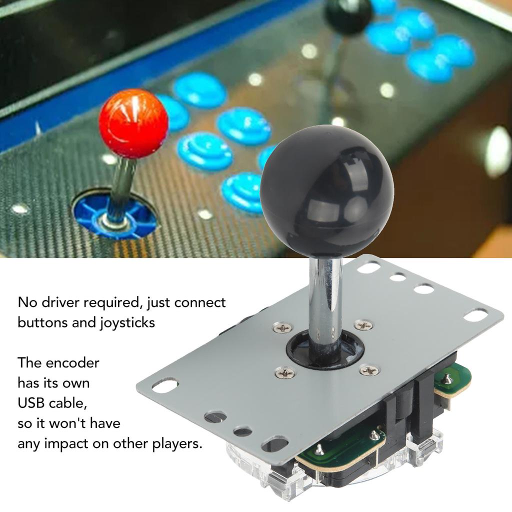 USB Controller Computer Rocker Oval   Joysticks with Control Chip for NaARCADE Game