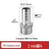 304 Stainless Steel Hex Male Thread Pagoda Fitting for Water/Air Hose