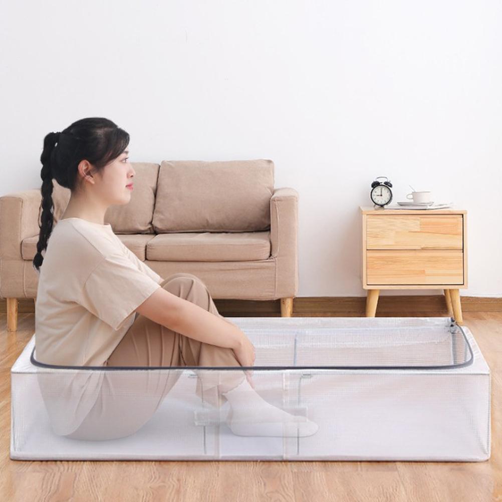 Vliesstoff Unterbett Aufbewahrungstasche Steppdecke Decke Kleidung Aufbewahrungsbehälter Box Faltbarer Organizer Kleiderbehälter