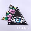 Punk Funny Skull Embroidery Patch Iron On Patches For Clothing Thermoadhesiv Patches On Clothes Fusible Badges Sewing Applique