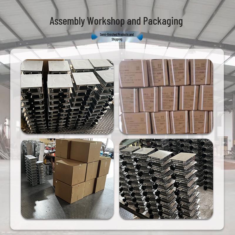 100x100 Stainless Steel Manual Laboratory Lifting Platform