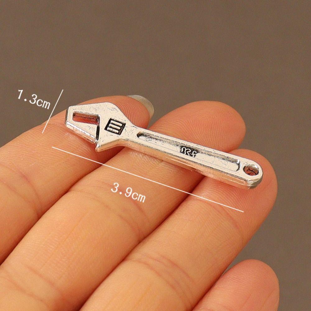 5pcs/set Mini Dollhouse Miniature Food Alloy Tool Wrench Play Scene  Miniature Dollhouse Decorations