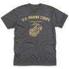 WW2 USMC Vintage Military Veteran Patriotic Unisex Cotton Graphic Tee