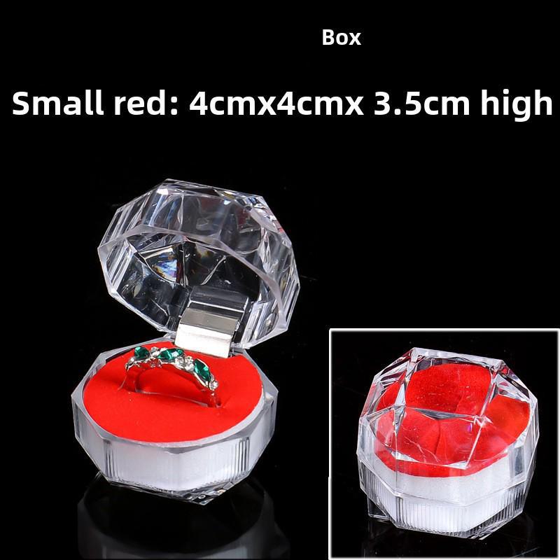 Przezroczyste akrylowe pudełko ekspozycyjne na kolczyki i biżuterię 