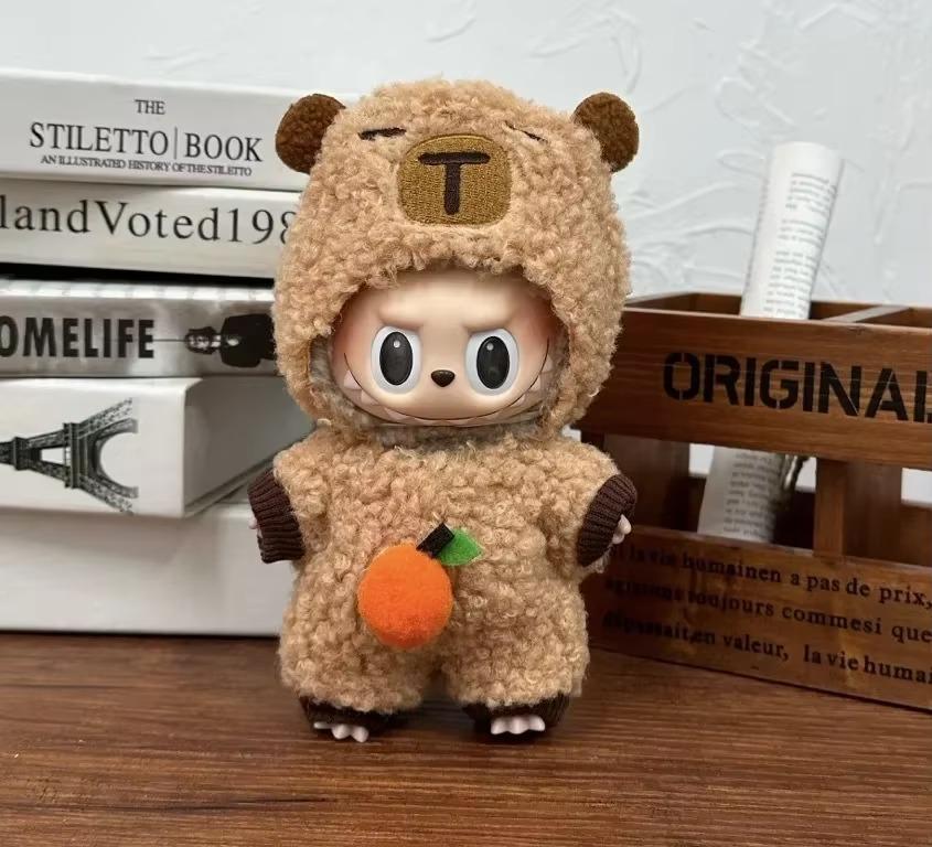 17cm Labubu Ropa Plush Toy Multiple Styles Clothing Set Labubu Outfit Accessories Trendy Play Labubu Clothes