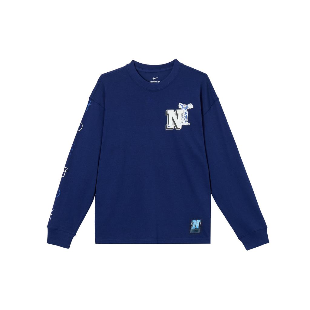 Nike T Shirts Men's Blue Crew Neck Moderate HJ3306-492