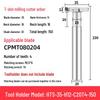 CNC T-Slot Milling Cutter with HTS Three-Sided Blade, Shank Thickness: 6, 8, 10, 12 Mm