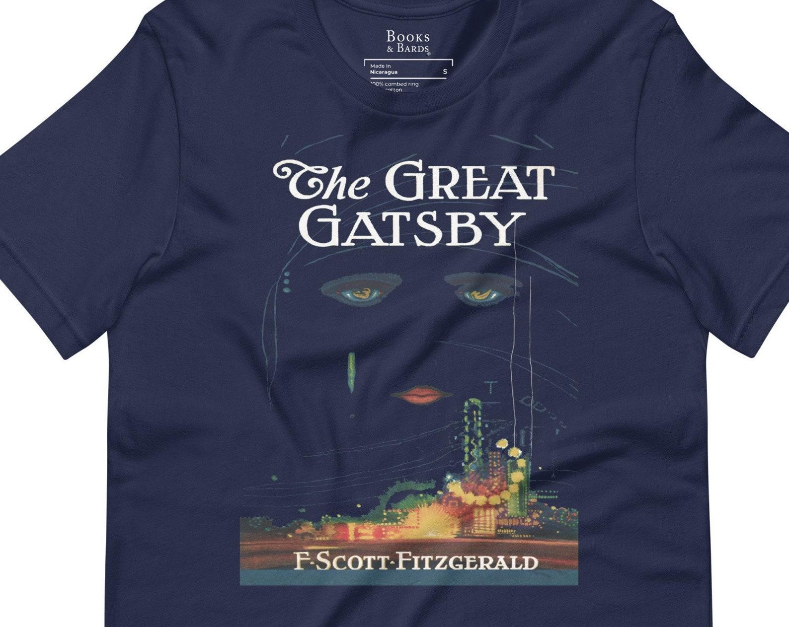 The Great Gatsby T-Shirt | F. Scott Fitzgerald | Classic Book | The Jazz Age 4XL