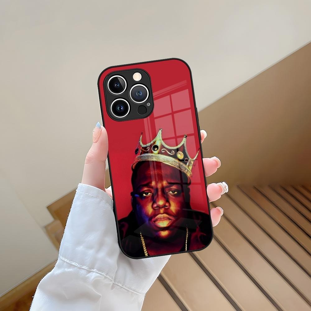 The Notorious B.i.g Phone Case Tempered Glass For IPhone 13 17 15 16 14 12 11 Pro Max Plus Mini XR XS SE2020 Coque