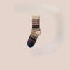 Ethnic-style Women's Midsize Socks, Women's Cotton Socks, Fashionable Long Socks for Autumn and Winter, Versatile Long Stockings