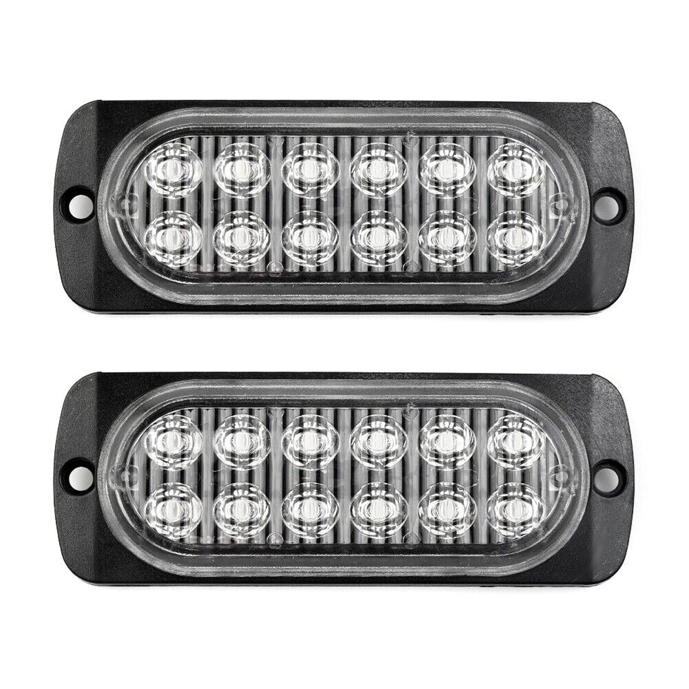 Lorry Warning Tail Light 12V 24V 12LED LED Side Marker Indicator Light Auto Car External Lights