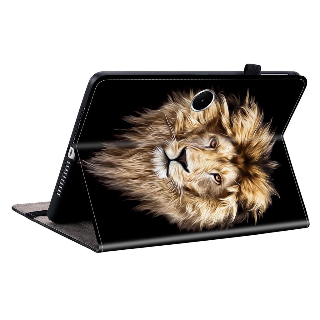 For Oppo Pad SE Leather Case Pattern Printed Stand Tablet Cover with Card Slots