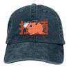 Pure Color Cowboy Hats Pochita RaUnisex Women's Hat Sun Visor Baseball Caps Chainsaw Unisex Anime Peaked Trucker Dad Hat