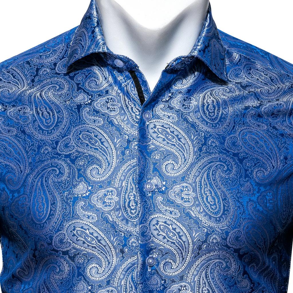 Buy Barry.Wang Fashion Sky Blue Paisley 